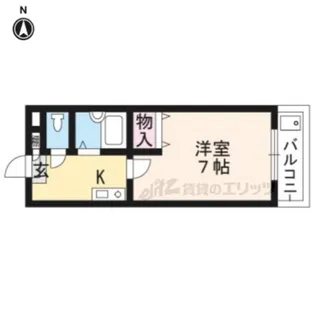 シューパレス【215号室】の間取り