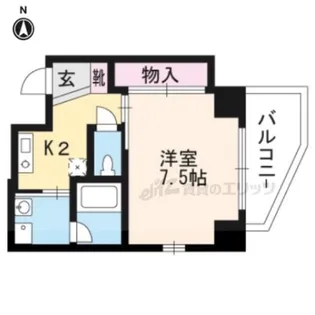 シェリオン【502号室】の間取り