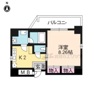 シェリオン【403号室】の間取り