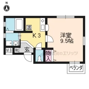 イースタン花【307号室】の間取り
