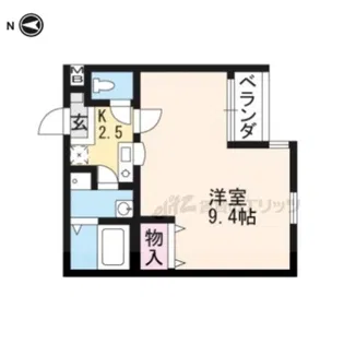 イースタン花【403号室】の間取り