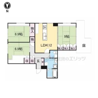 メゾネット東山【101号室】の間取り