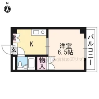 シャンブル望月【208号室】の間取り