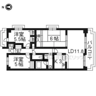 グラン・コート四条烏丸【904号室】の間取り