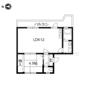 わかさ川ハイツ【1階】の間取り