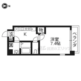 三条ヴィラさわだ【303号室】の間取り