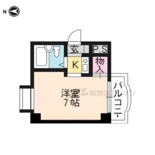 セント・ノースマンション【205号室】の間取り