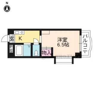 セント・ノースマンション【203号室】の間取り