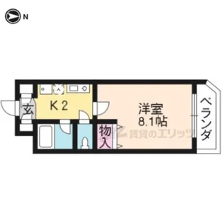 プレミール車道【302号室】の間取り