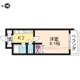 プレミール車道【4階】の間取り