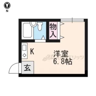 スタール堀池【2-10号室】の間取り