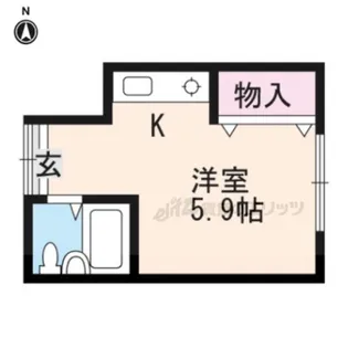 スタール堀池【1-1号室】の間取り