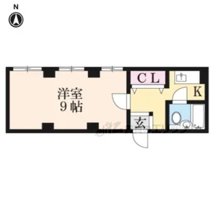 上賀茂松柏【1階】の間取り