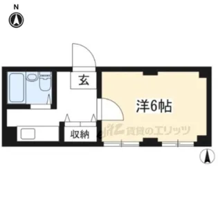 上賀茂松柏【3階】の間取り