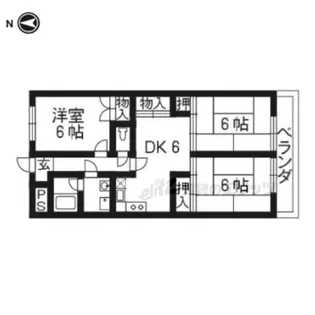 サンコーポ飯田【205号室】の間取り