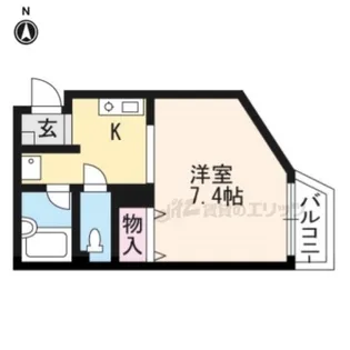 ハーモニー南円町【3階】の間取り