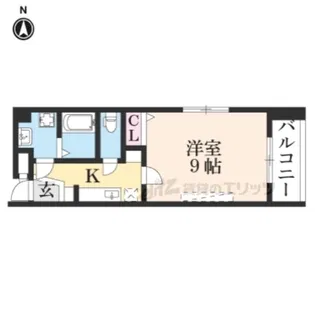 メゾン・イーグル【1-D号室】の間取り