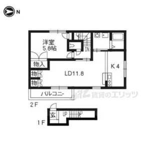 サニーパレス?【201号室】の間取り