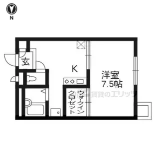 レオパレス相楽台【202号室】の間取り