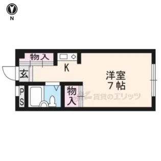 サンコート五條【317号室】の間取り
