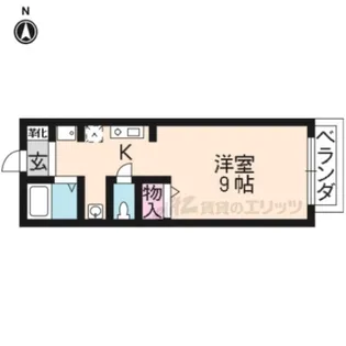 シャルマンドミール【101号室】の間取り