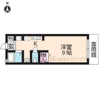 シャルマンドミール【105号室】の間取り