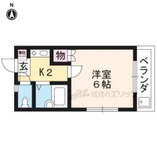 マンション和【201号室】の間取り