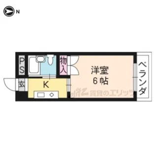 シャルム小松原【2階】の間取り