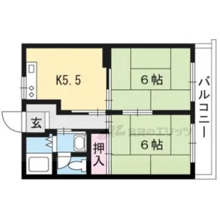 コットンハウス【1階】の間取り