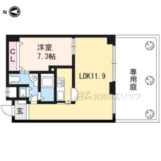 ルーミネス芦谷三番館【1階】の間取り
