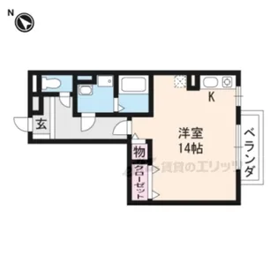 ウィンオカダヤ【2階】の間取り