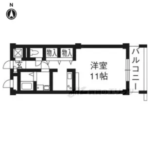 ウエストヒル【1階】の間取り