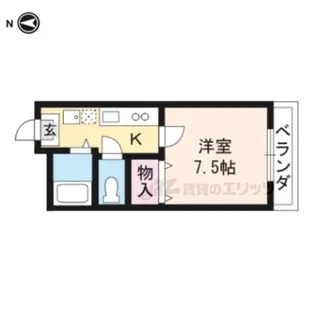 メゾンコスモス【2階】の間取り