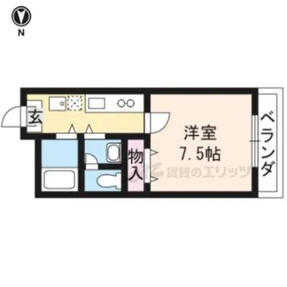メゾンコスモス【102号室】の間取り