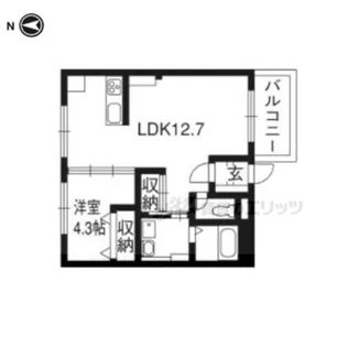 ルーチェ・スクエアー【3階】の間取り