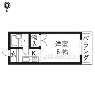 ハイツわかくさ【407号室】の間取り