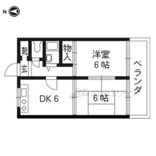 アーク本丸【101号室】の間取り