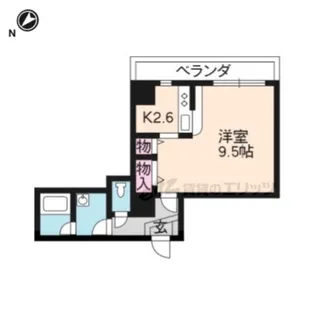 メゾンシャルマン・エレガンテ【2階】の間取り