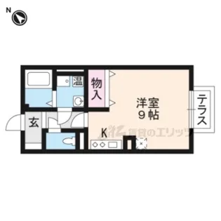ショコラ・ゲーブルズ【206号室】の間取り