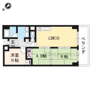風異音素【705号室】の間取り