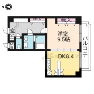 メディナ丹波口【11階】の間取り
