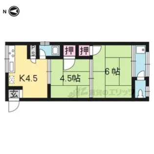 2Kの間取り画像