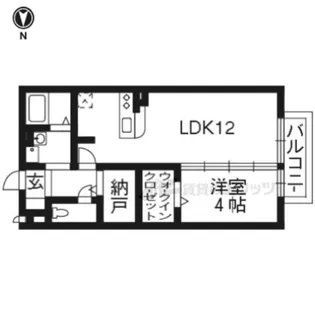 エクセルシオーネ【208号室】の間取り