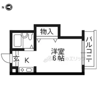 栄ハイツ【201号室】の間取り
