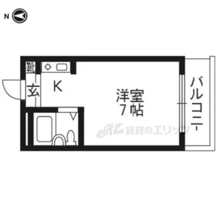 栄ハイツ【1階】の間取り