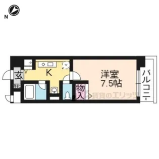 シェリール山?【3階】の間取り