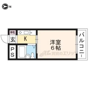 レジデンスwith【206号室】の間取り