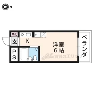 レジデンスwith【402号室】の間取り