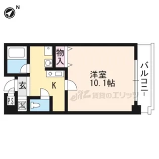 MMS??【405号室】の間取り