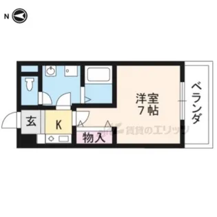 メゾンMINORU【2階】の間取り